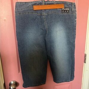 Mudd Dark Wash Denim Skort Shorts